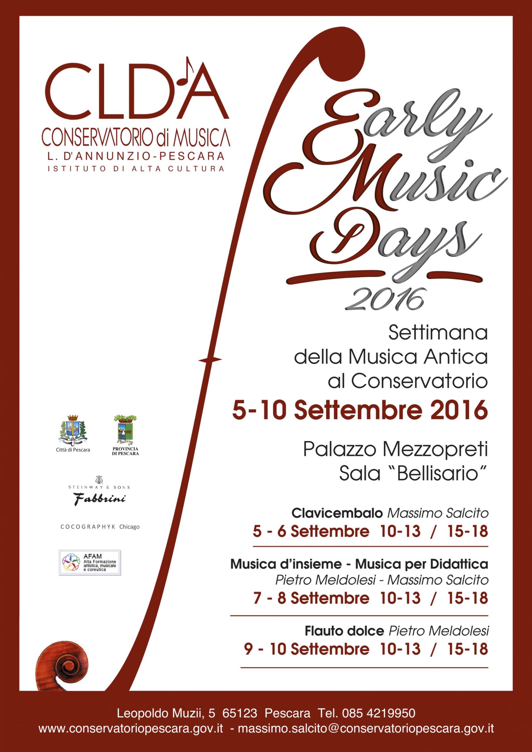 Early Music Days 2016 