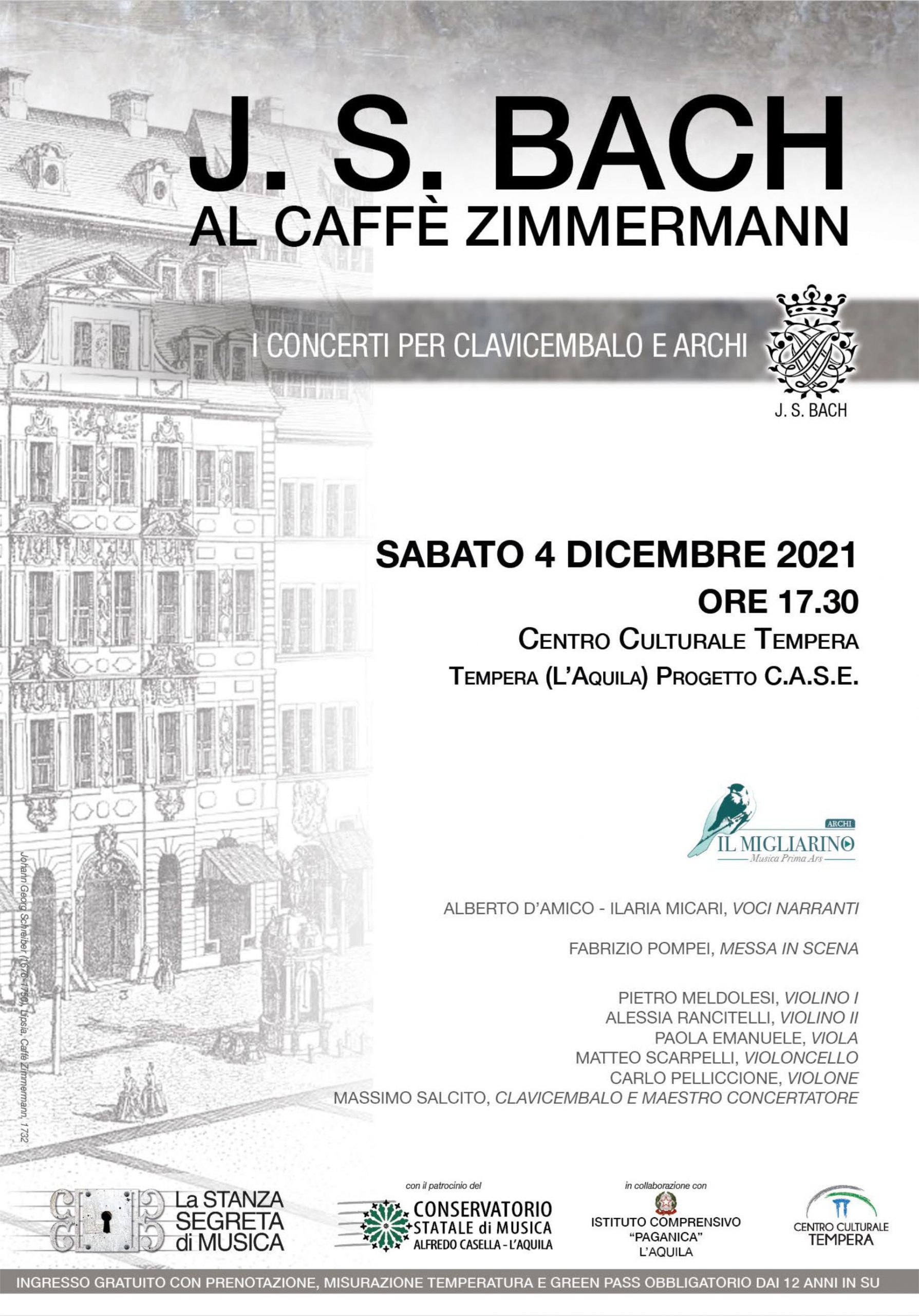 manifesto Bach Caffè Zimmermann