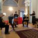 Massimo Salcito suona a Palazzo Gentileschi situato in L'Aquila per l'evento "Musica a tavola" con musiche antiche di Cesare Tudino da Atri